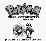 Pokemon Neo - Adventure (red) Title Screen